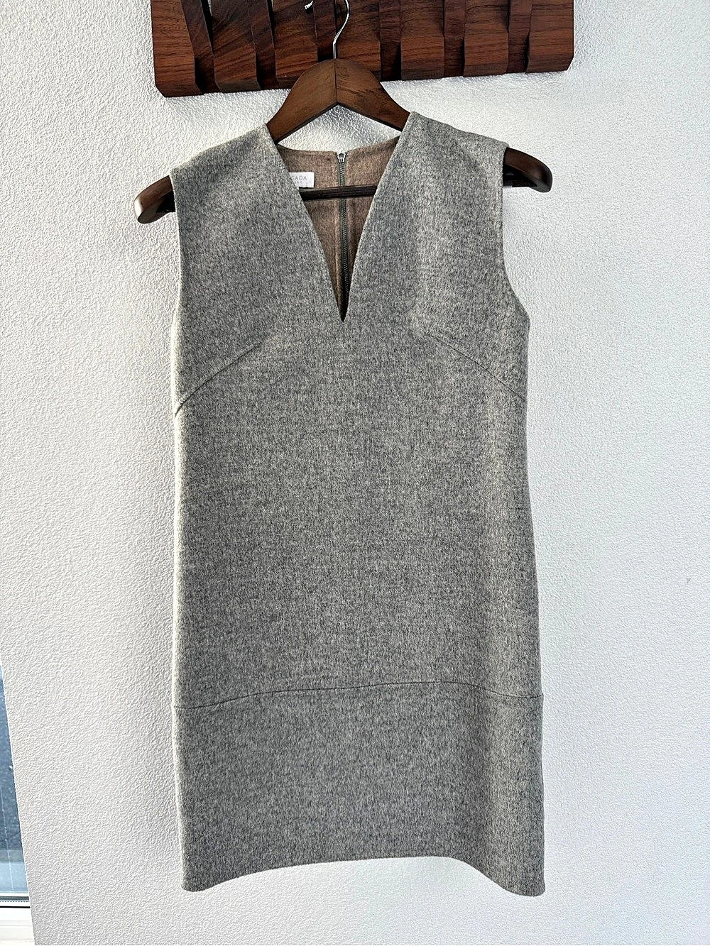 Escada Sport Dasofia Wool Mini Dress Gray Size 32